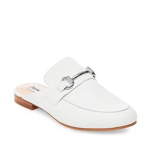 Steve Madden White Mule